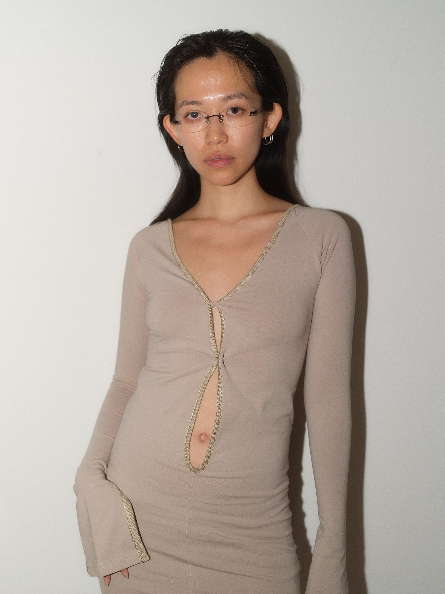 Cotton Jersey Dress designed by Christina Seewald. Sustainable, designed and made in Europe. 