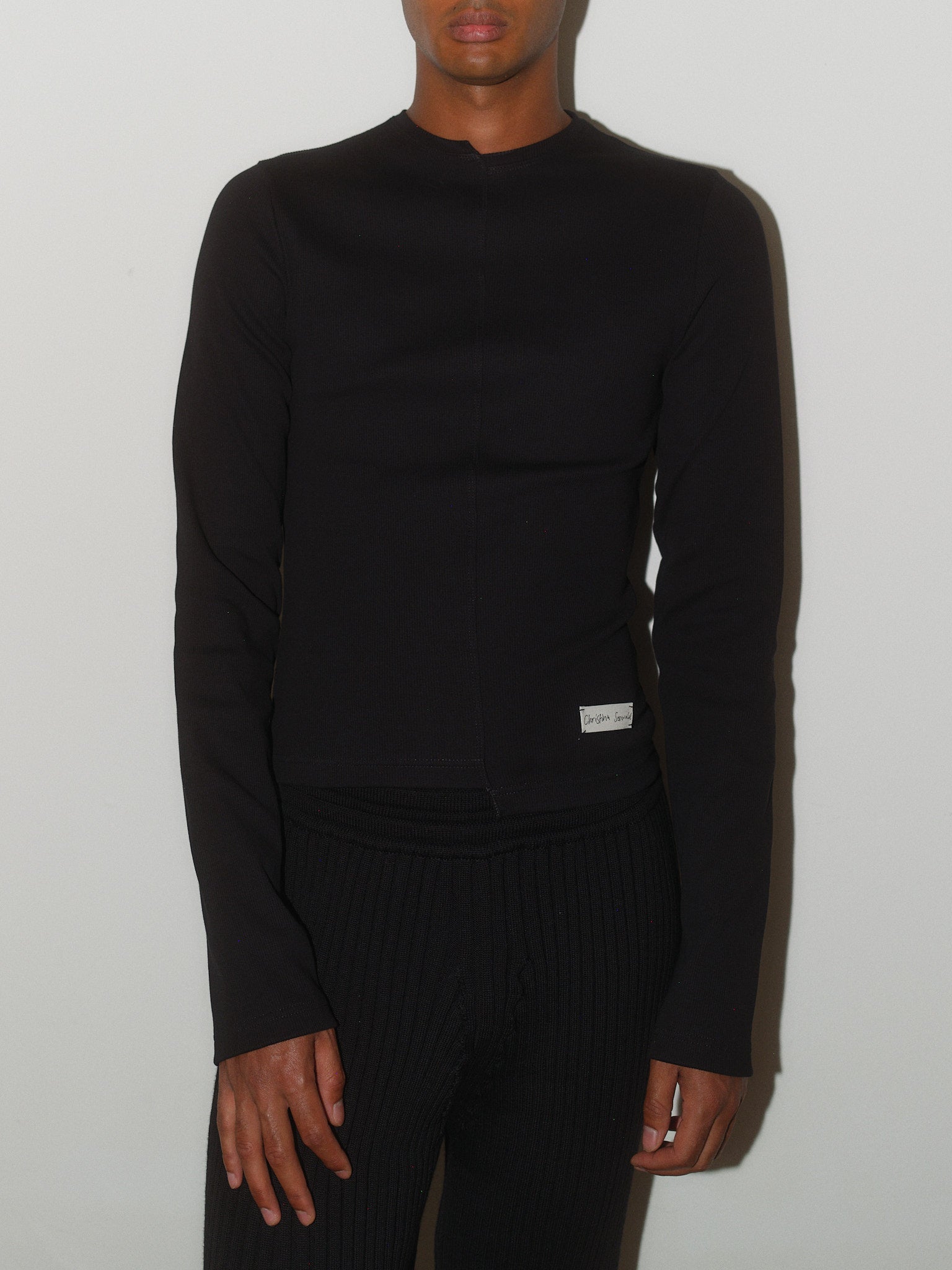 Cotton Jersey Longsleeve designed by Christina Seewald. Sustainable, designed and made in Europe.
