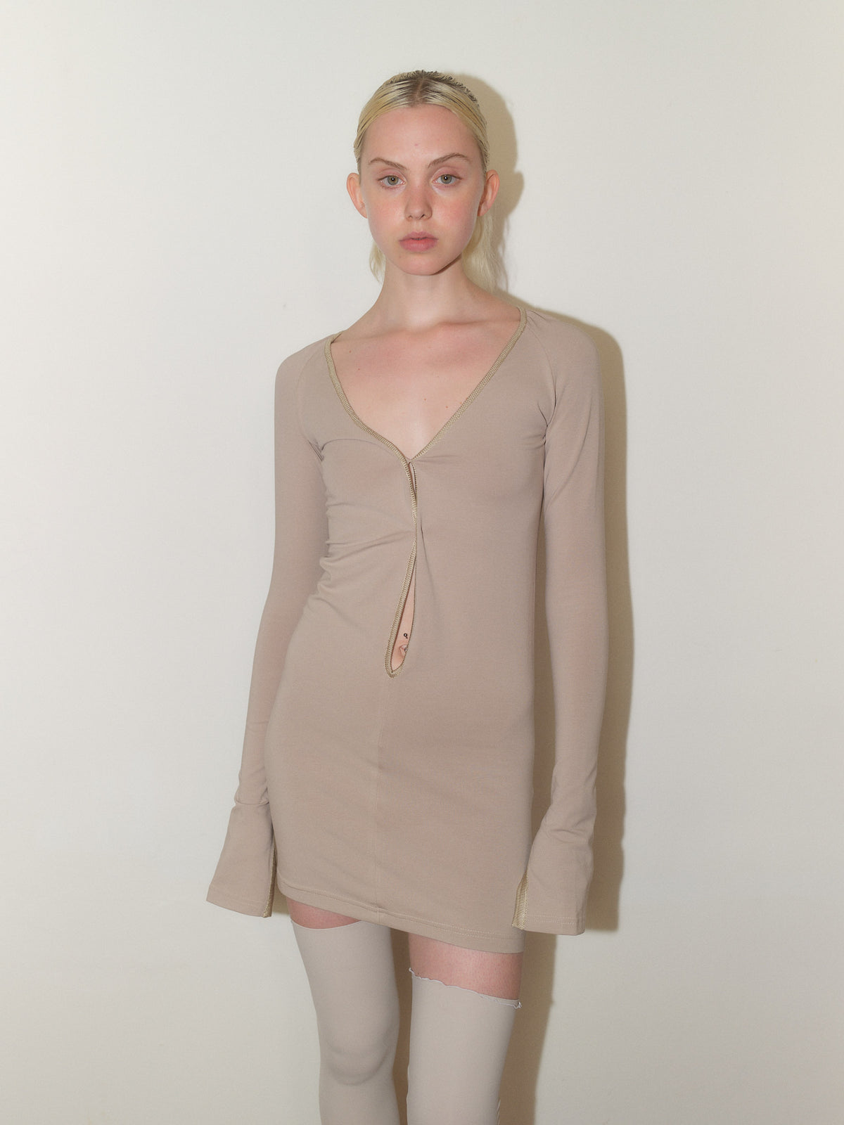 Cotton Jersey Dress designed by Christina Seewald. Sustainable, designed and made in Europe.