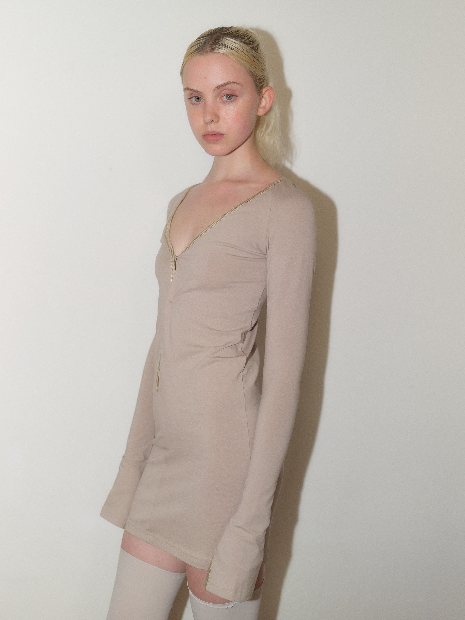 Cotton Jersey Dress designed by Christina Seewald. Sustainable, designed and made in Europe.