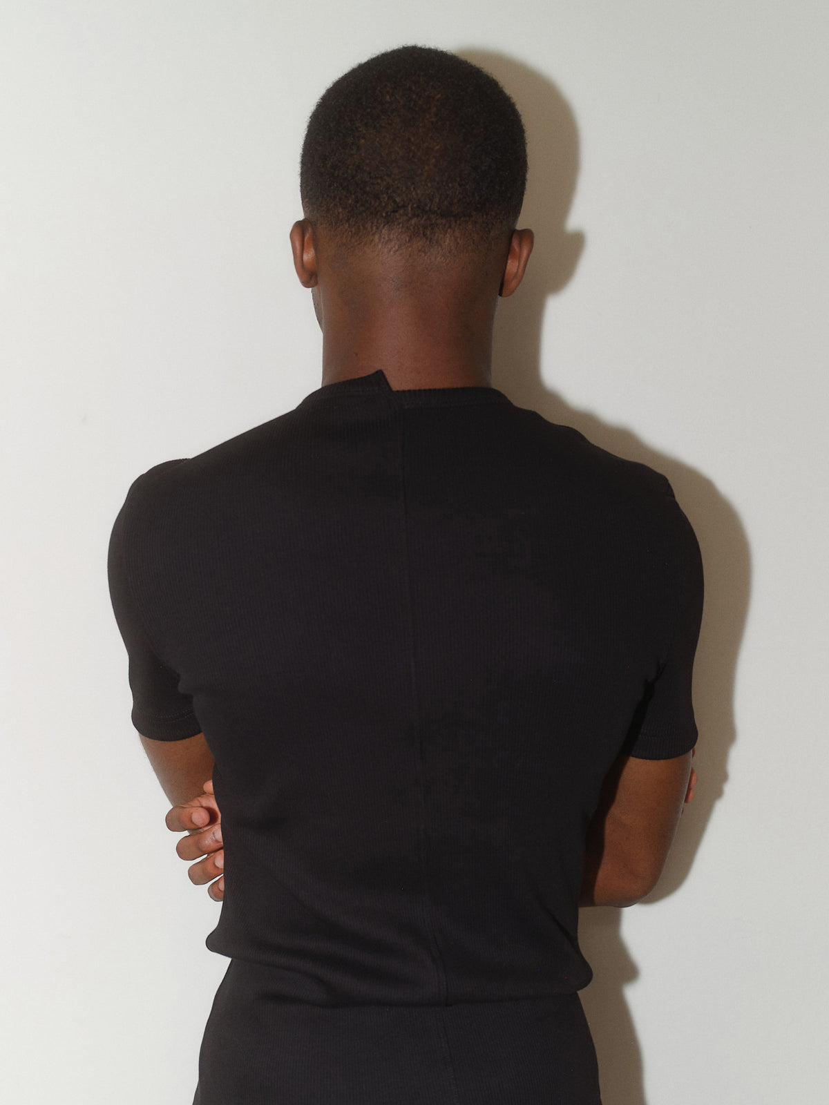 Ribbed Cotton T-shirt designed by Christina Seewald. Sustainable, designed and made in Europe